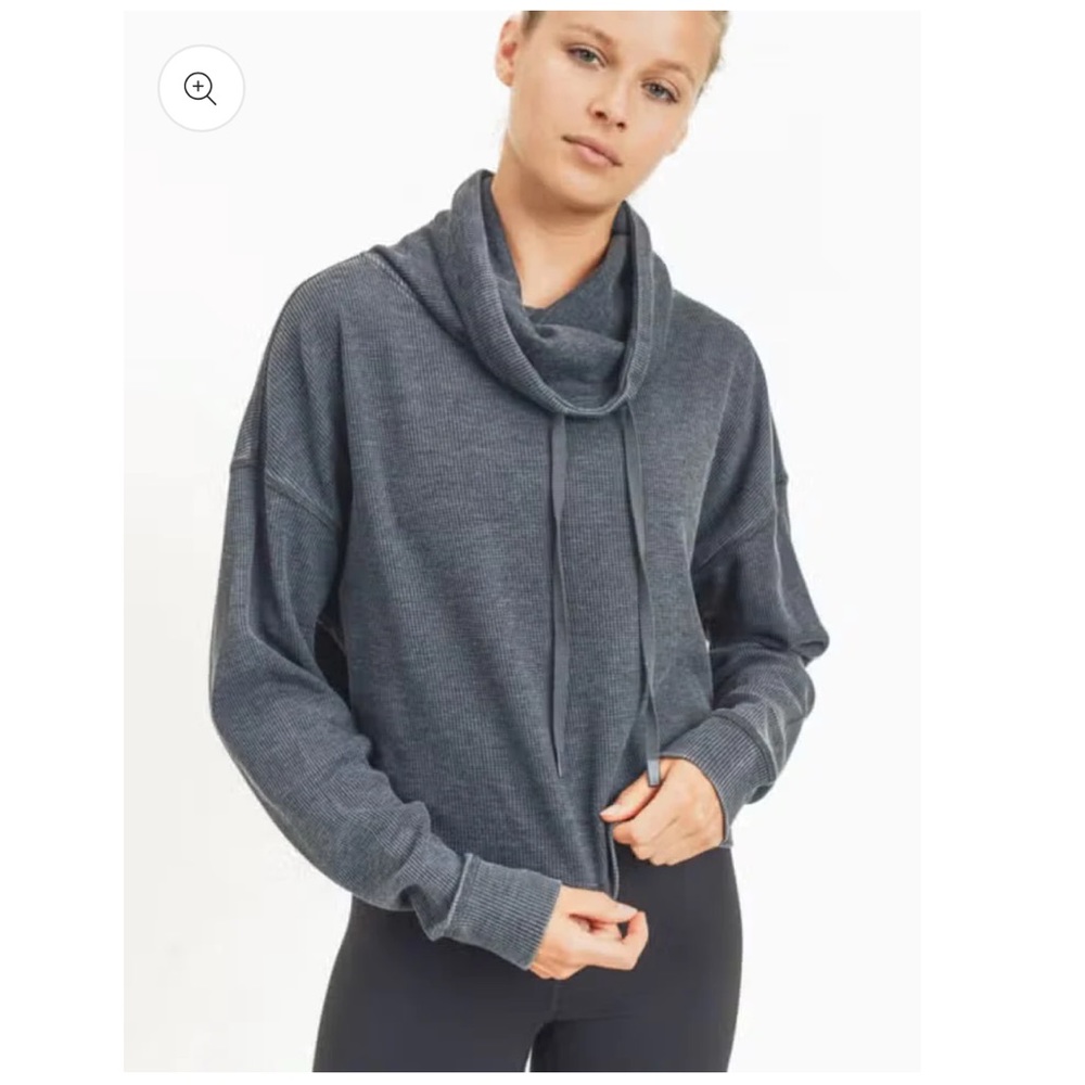 Grey Athleisure relaxed top